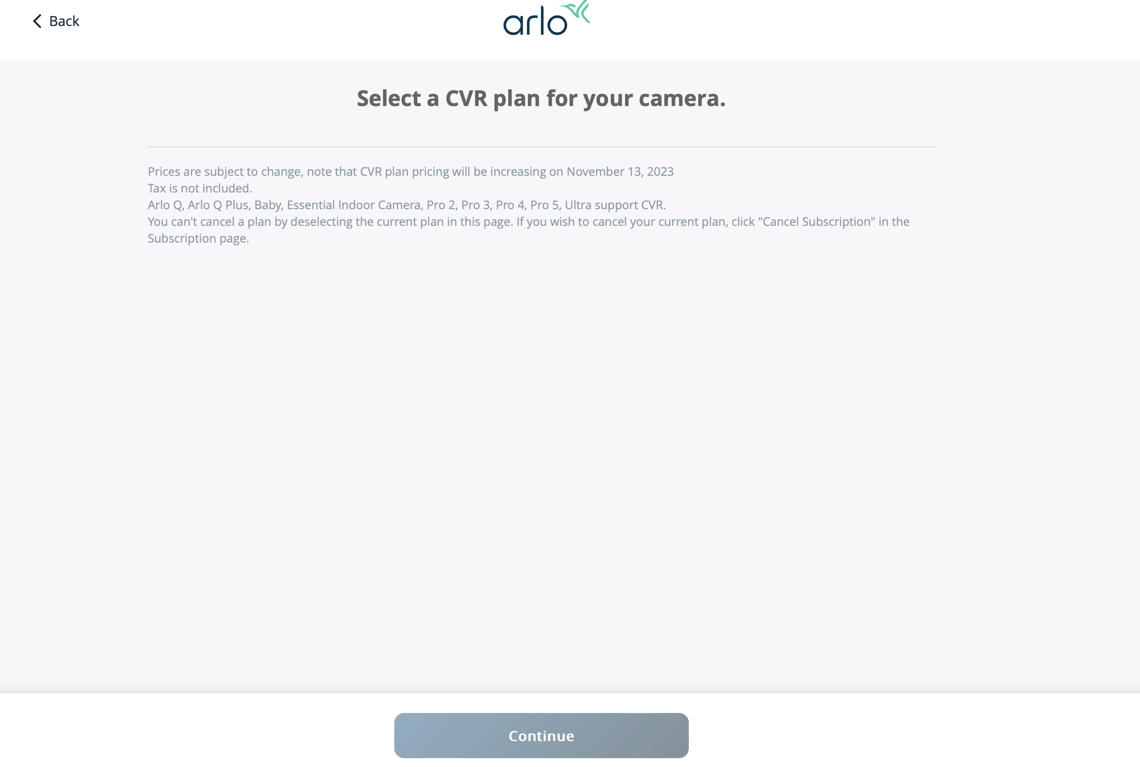 Arlo best sale data plan