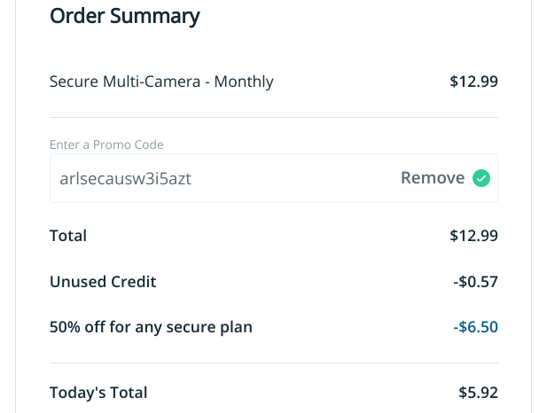 Arlo smart hot sale promo code 2019