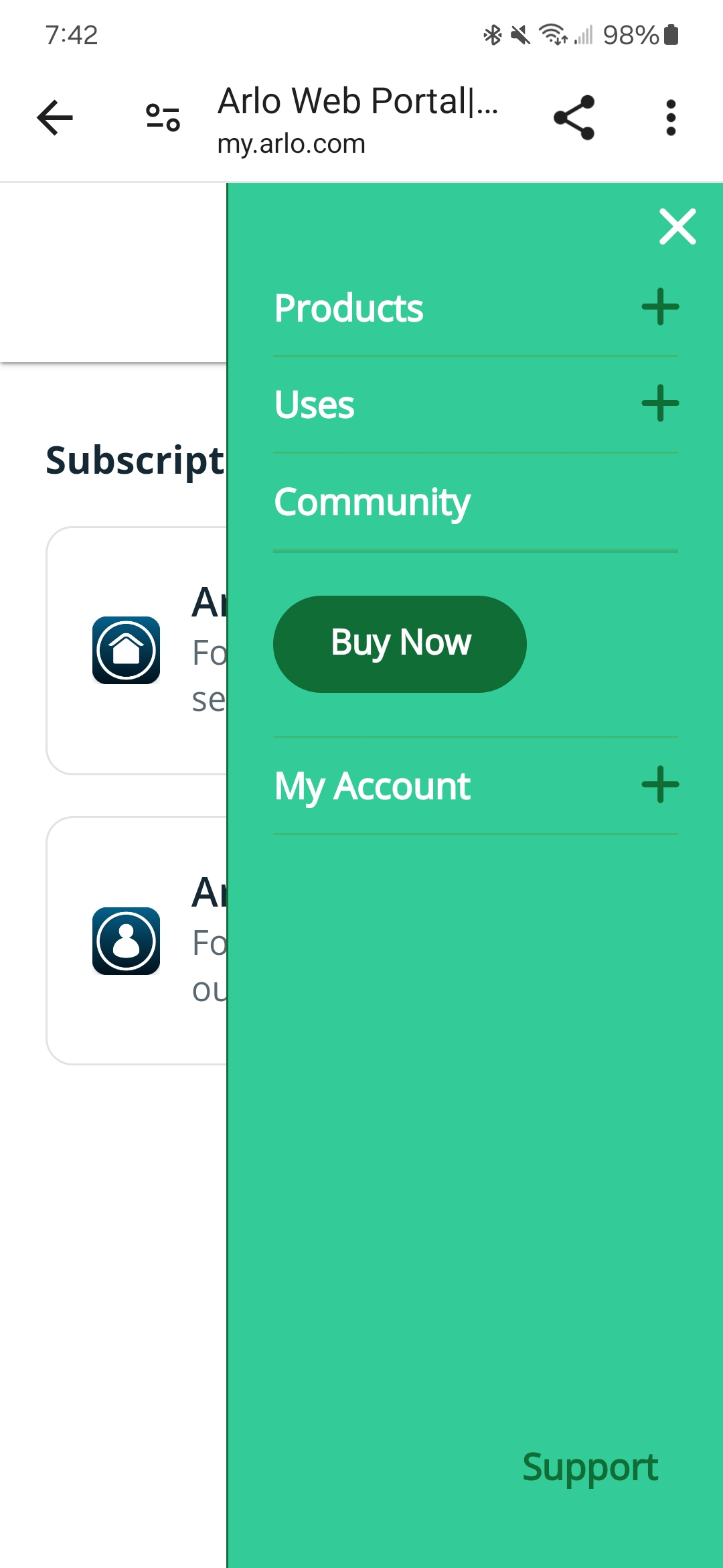 My arlo sales account login