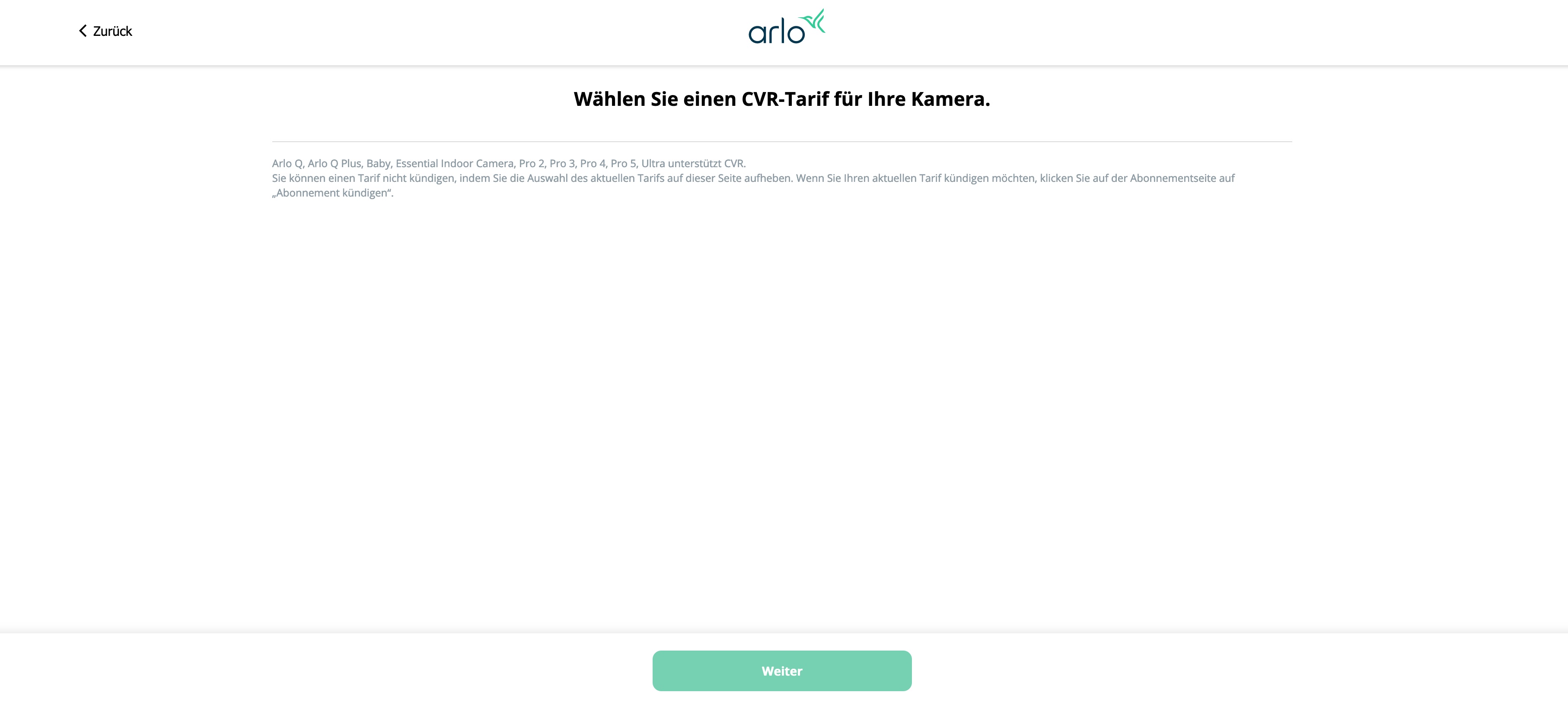 CVRPlan nicht möglich! Arlo Community