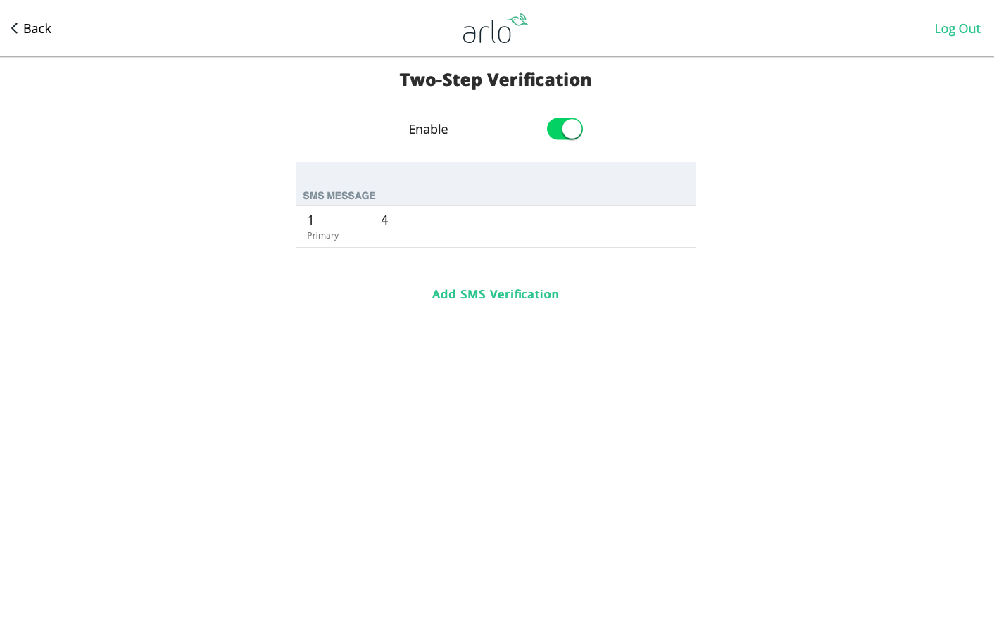 2 Step verification DO NOT use push notifications... Arlo Community