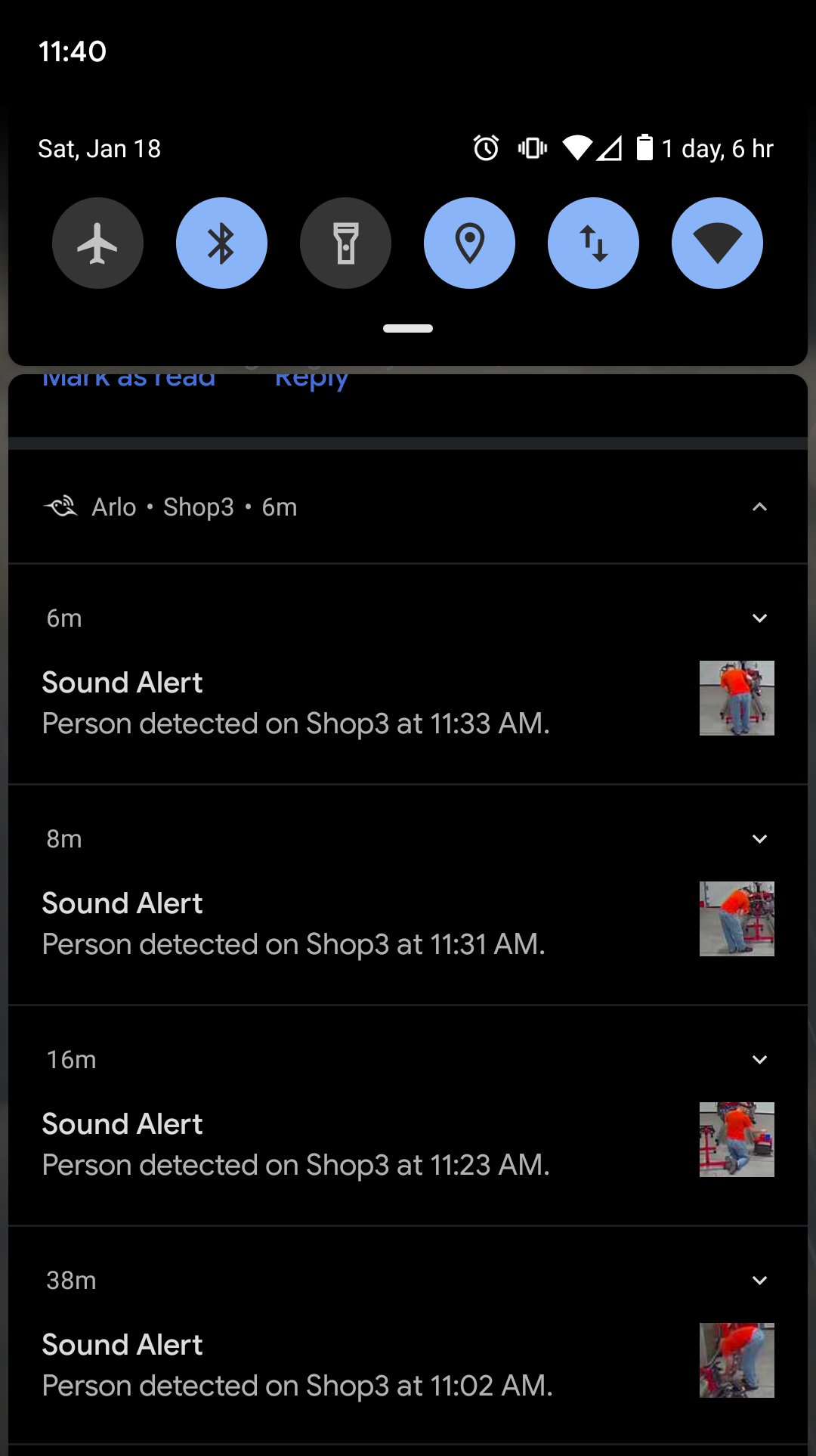 Push Notifications Won't Stop For Audio (When Set Arlo Community
